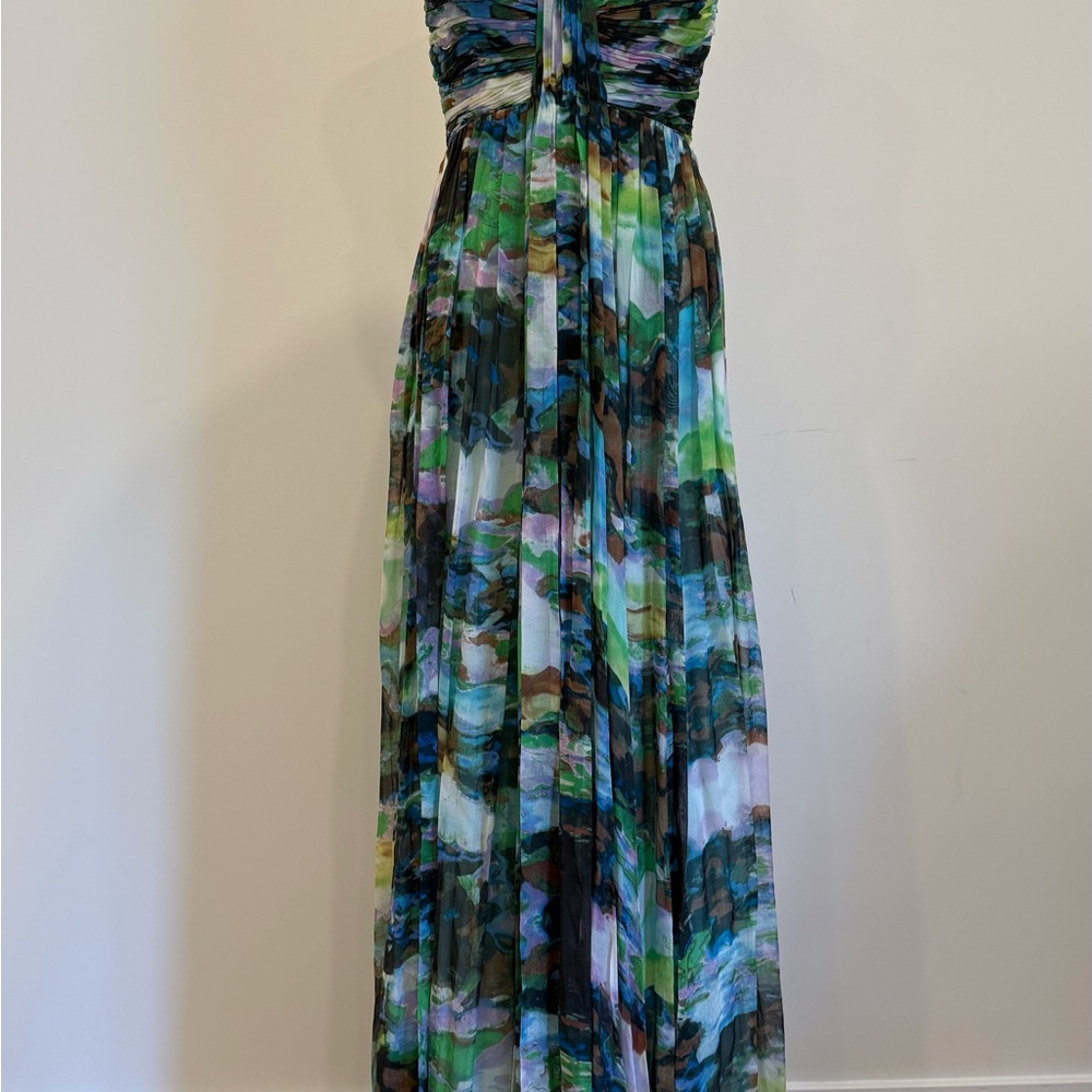 Elegant Multicolor Maxi Dress